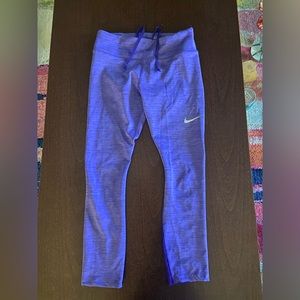 Purple mid dri fit Nike leggings